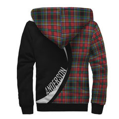 Anderson of Arbrake Tartan Crest Sherpa Hoodie - Circle Style