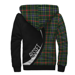 Bisset Tartan Crest Sherpa Hoodie - Circle Style