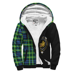 Campbell Of Breadalbane Ancient Tartan Crest Sherpa Hoodie - Circle Style