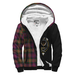 Carnegie Modern Tartan Crest Sherpa Hoodie - Circle Style