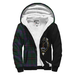 Davidson Modern Tartan Crest Sherpa Hoodie - Circle Style