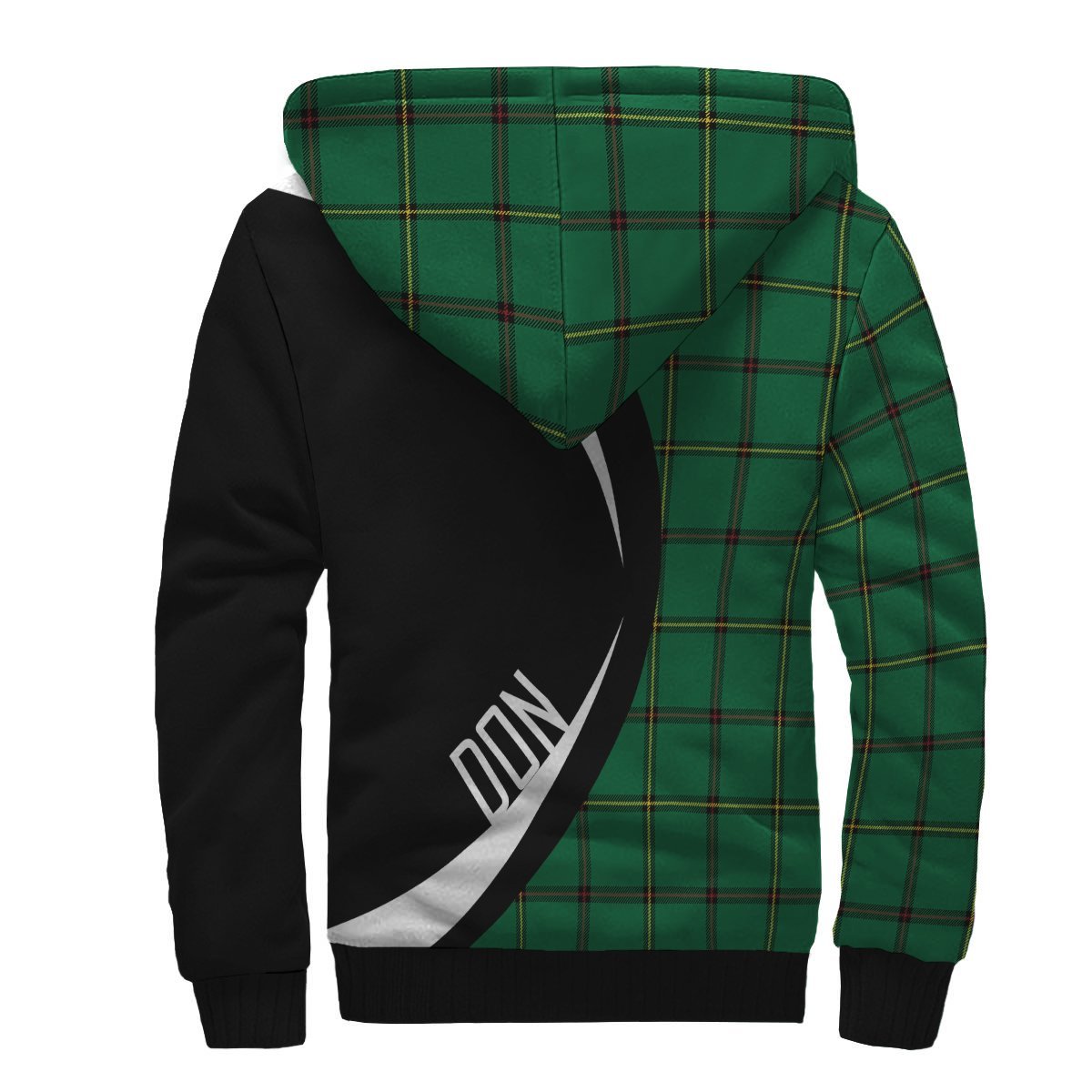 Don (Tribe-of-Mar) Tartan Crest Sherpa Hoodie - Circle Style