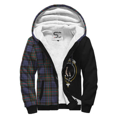 Fletcher of Dunans Tartan Crest Sherpa Hoodie - Circle Style