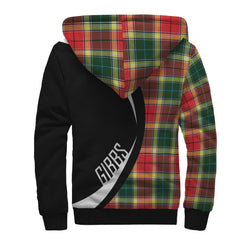 Gibbs Tartan Crest Sherpa Hoodie - Circle Style