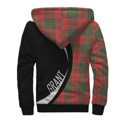 Grant Ancient Tartan Crest Sherpa Hoodie - Circle Style