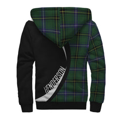 Henderson Modern Tartan Crest Sherpa Hoodie - Circle Style