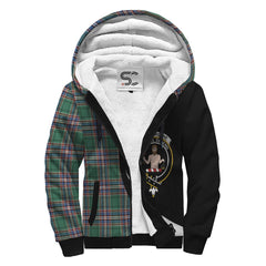 MacFarlane Hunting Ancient Tartan Crest Sherpa Hoodie - Circle Style