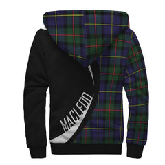 MacLeod of Harris Modern Tartan Crest Sherpa Hoodie - Circle Style