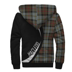 MacLeod of Harris Weathered Tartan Crest Sherpa Hoodie - Circle Style