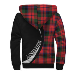 MacNaughton Modern Tartan Crest Sherpa Hoodie - Circle Style