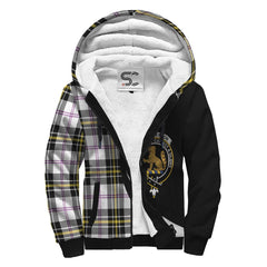 MacPherson Dress Modern Tartan Crest Sherpa Hoodie - Circle Style