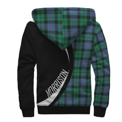 Morrison Ancient Tartan Crest Sherpa Hoodie - Circle Style