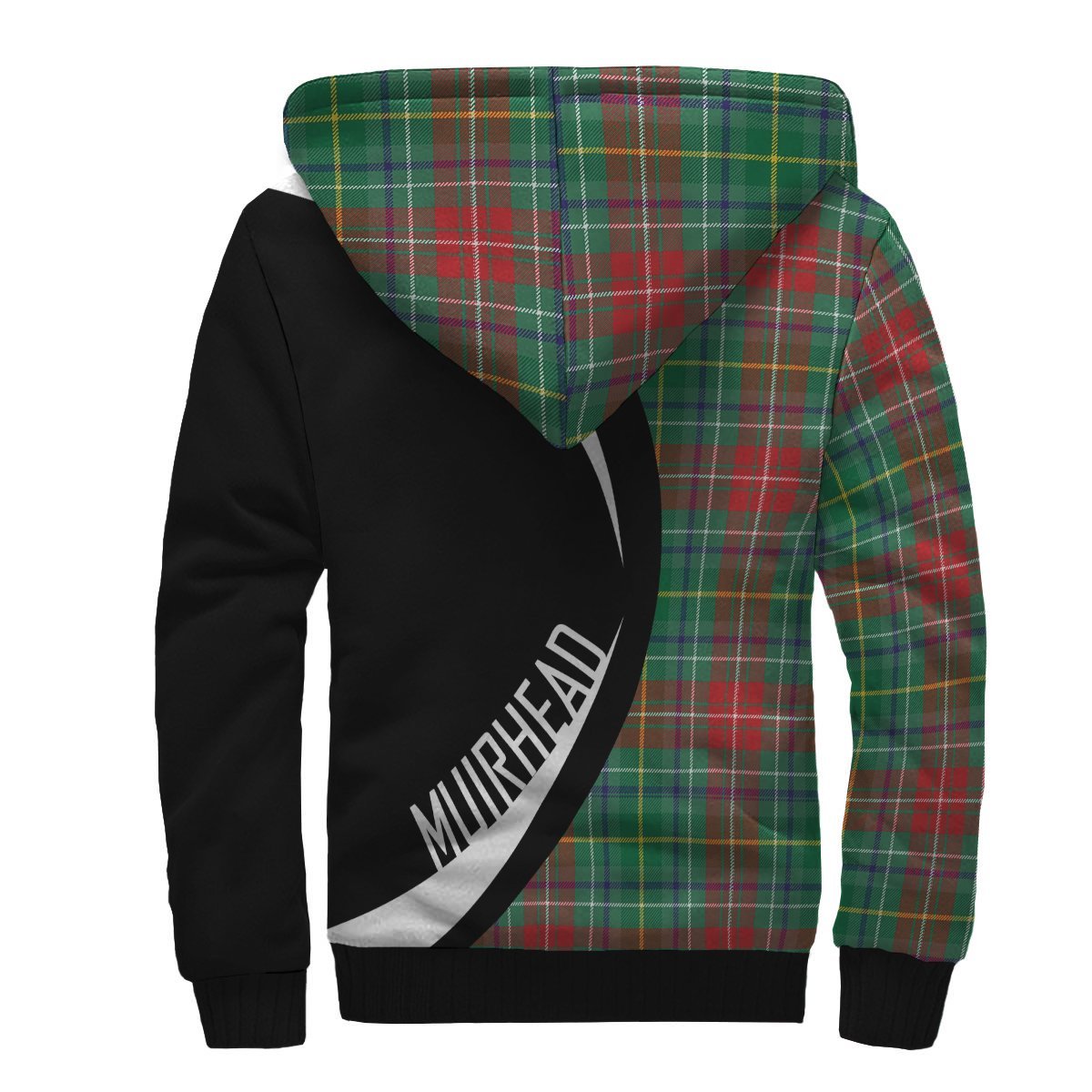 Muirhead Tartan Crest Sherpa Hoodie - Circle Style