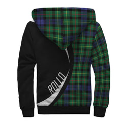 Rollo Modern Tartan Crest Sherpa Hoodie - Circle Style