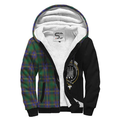 Strange of Balkaskie Tartan Crest Sherpa Hoodie - Circle Style