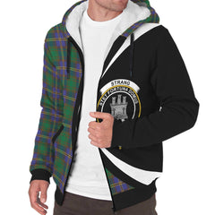 Strange of Balkaskie Tartan Crest Sherpa Hoodie - Circle Style