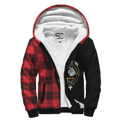 Wemyss Modern Tartan Crest Sherpa Hoodie - Circle Style