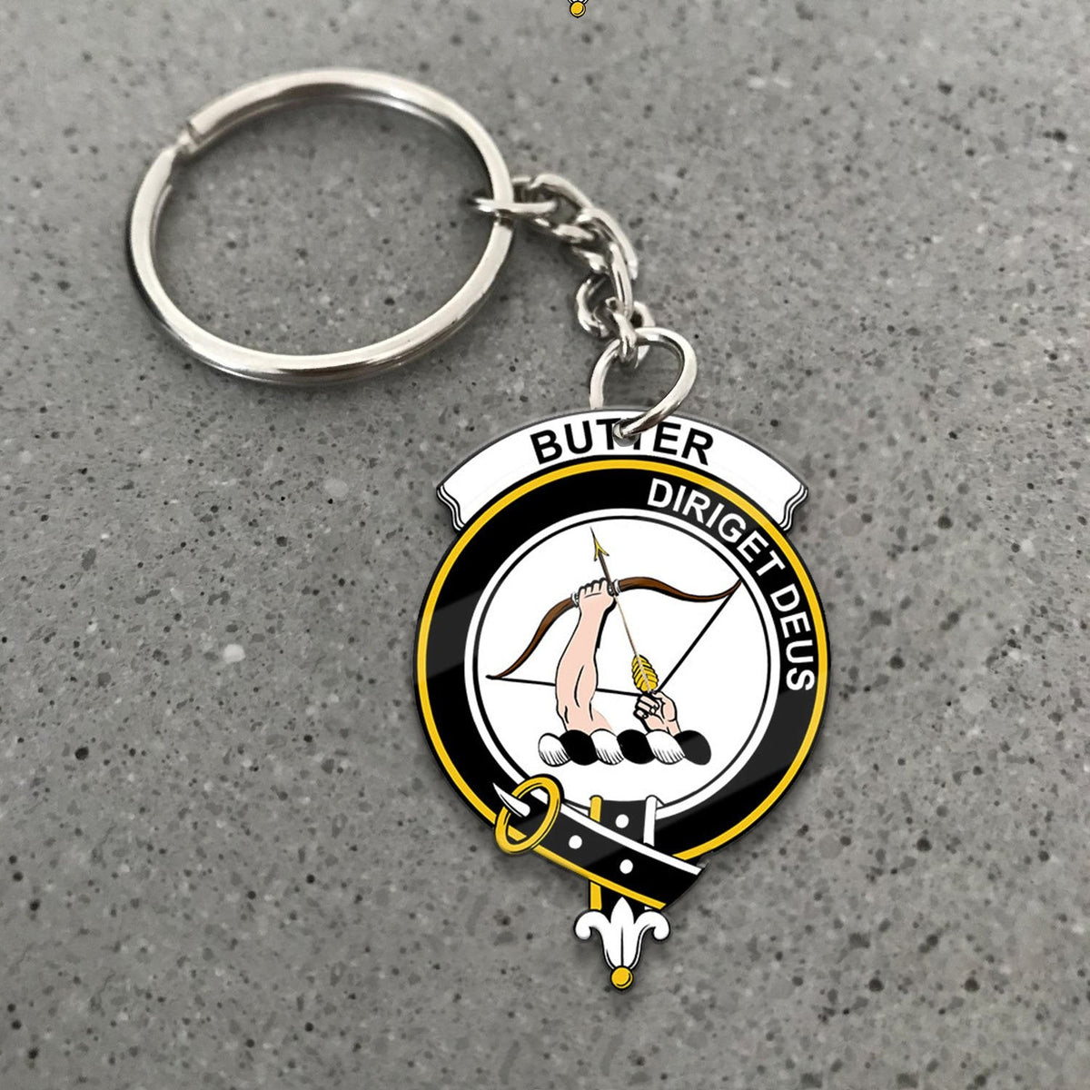 Butter Crest Keychain