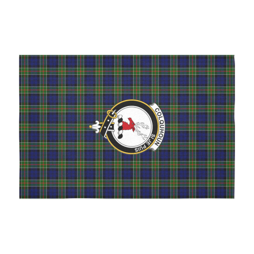 Colquhoun Tartan Crest Tablecloth