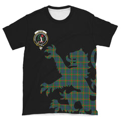 Aiton Family Tartan Crest Lion Style T-shirt