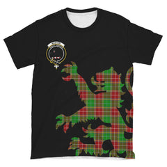 Baxter Modern Tartan Crest Lion Style T-shirt