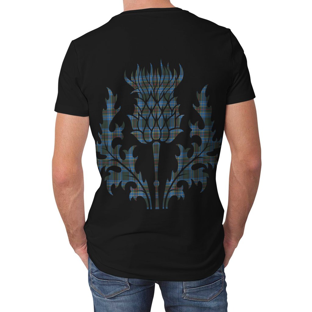 Cockburn Modern Tartan Crest Lion Style T-shirt