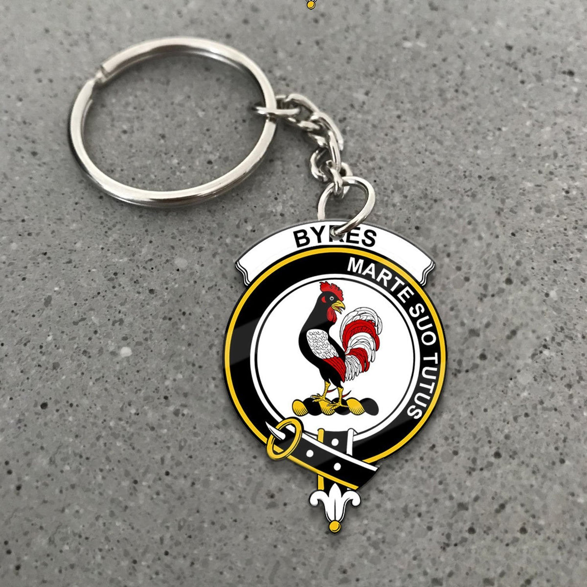 Byres Crest Keychain