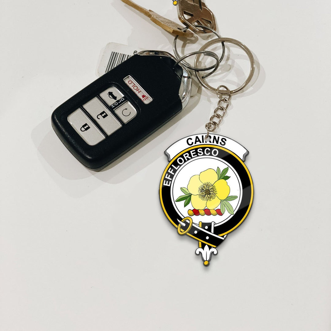 Cairns Crest Keychain