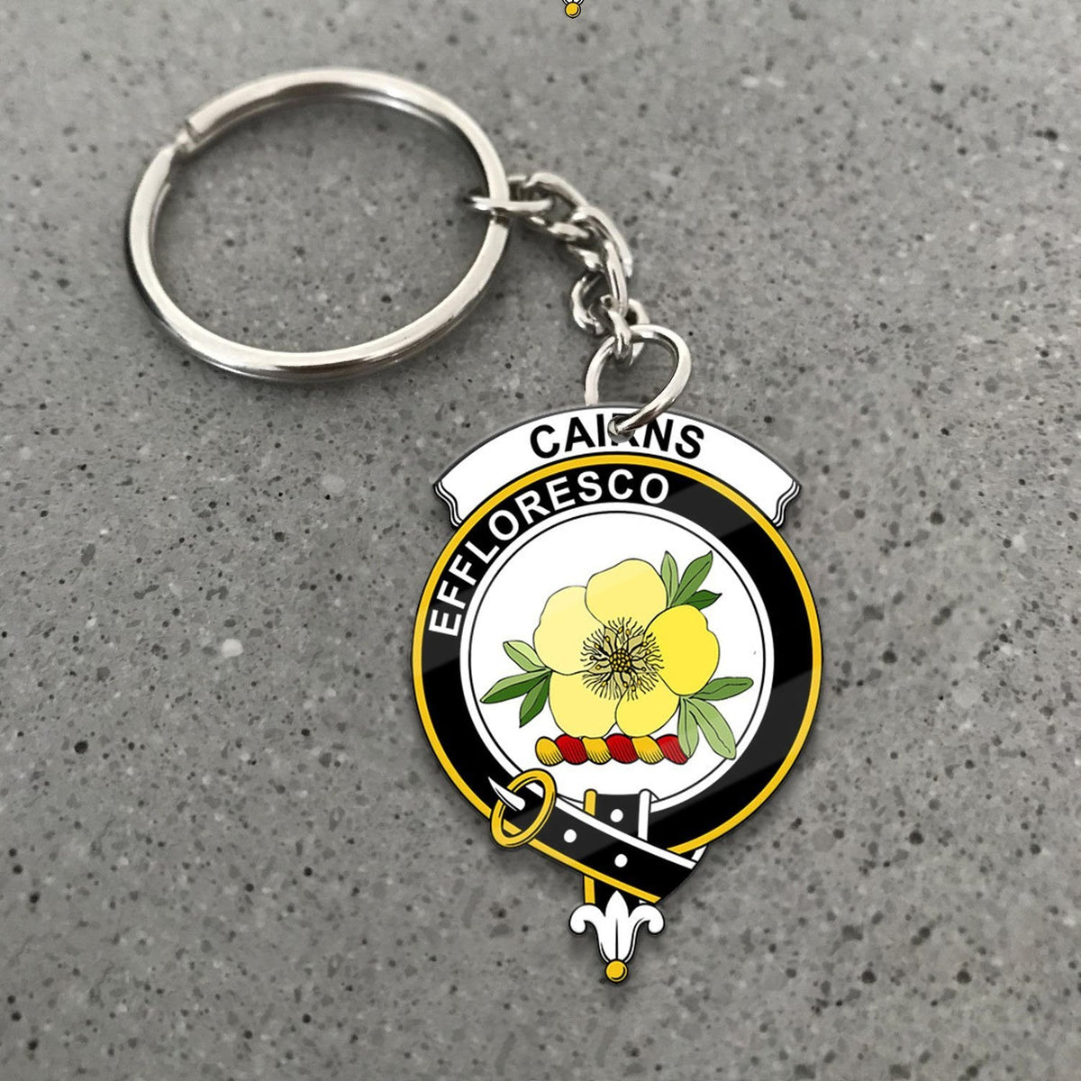 Cairns Crest Keychain