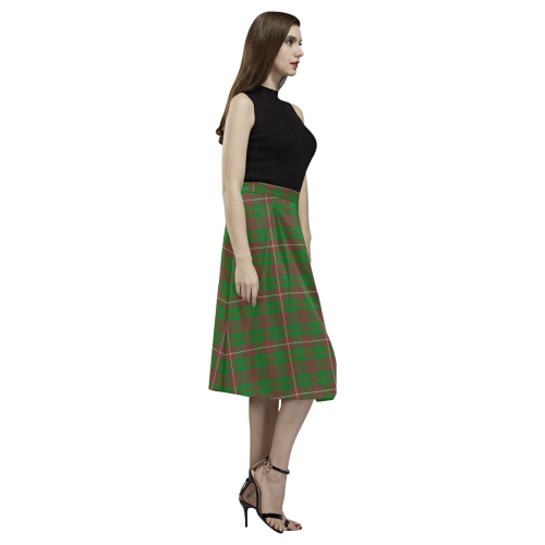 MacKinnon Hunting Modern Tartan Aoede Crepe Skirt