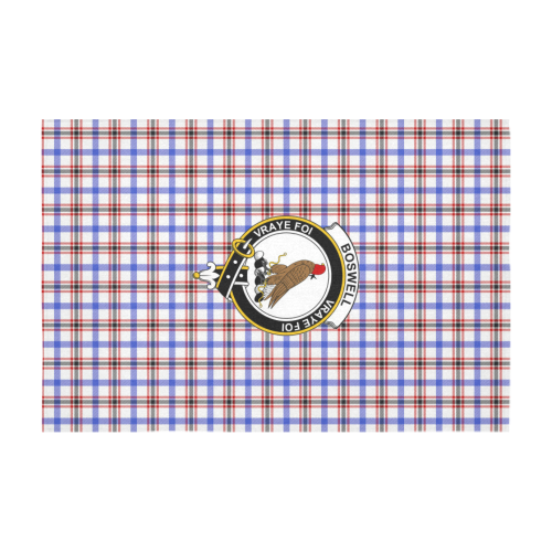 Boswell Tartan Crest Tablecloth