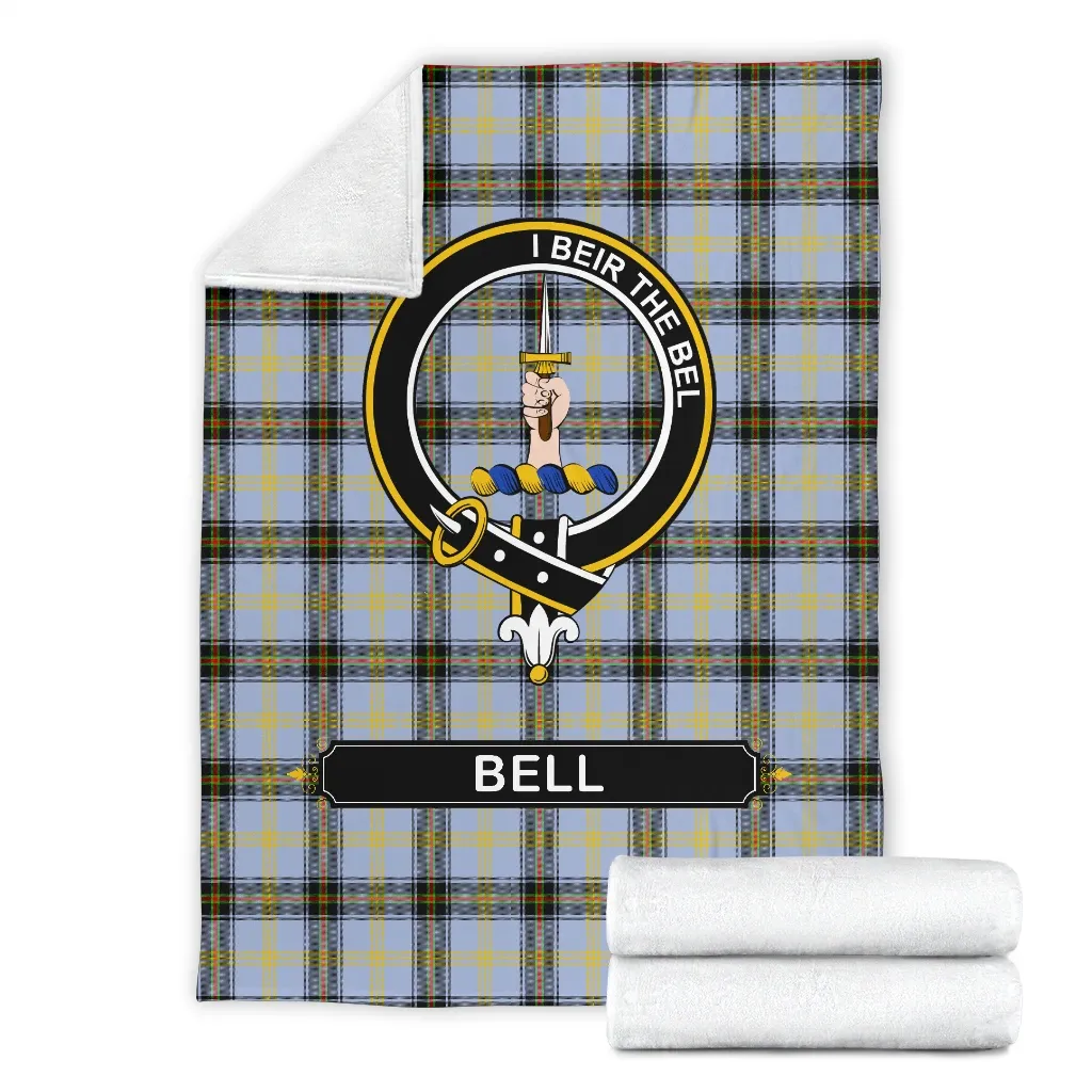 Bell of the Borders Tartan Crest Blanket