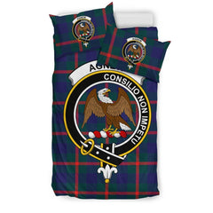 Agnew Family Tartan Crest Bedding Set