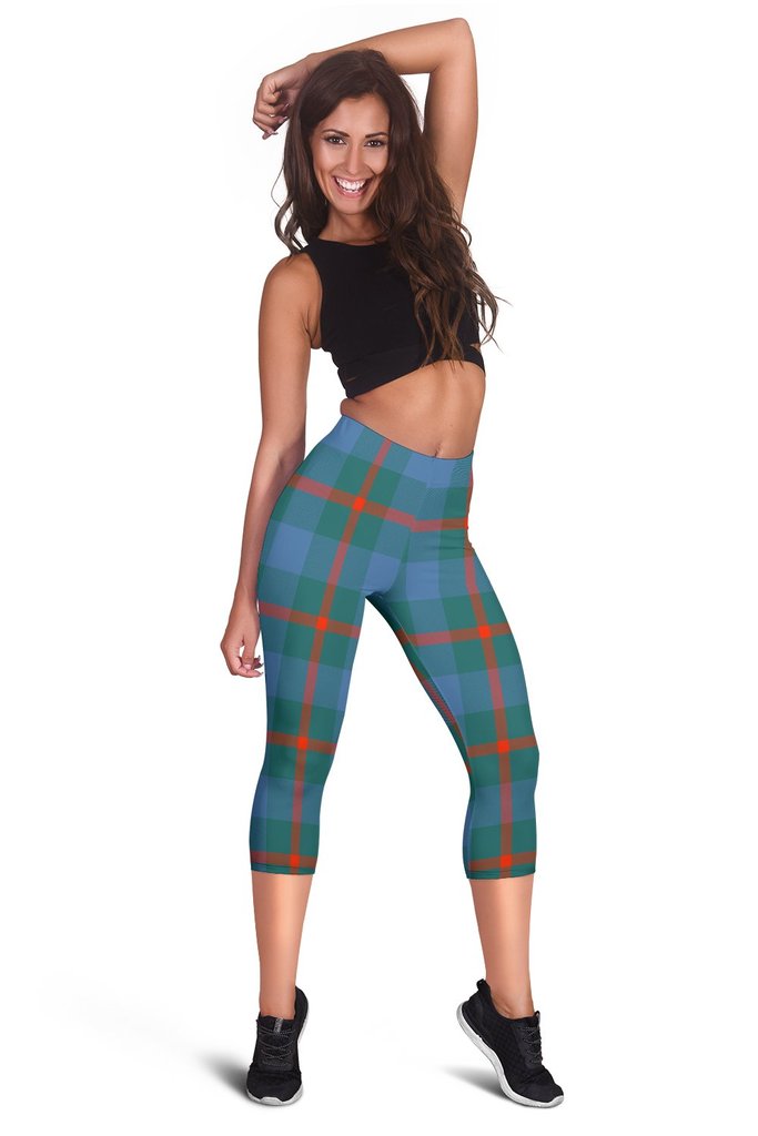 Agnew Family Tartan Capris Leggings