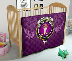 Robertson Modern Violet Crest Quilt