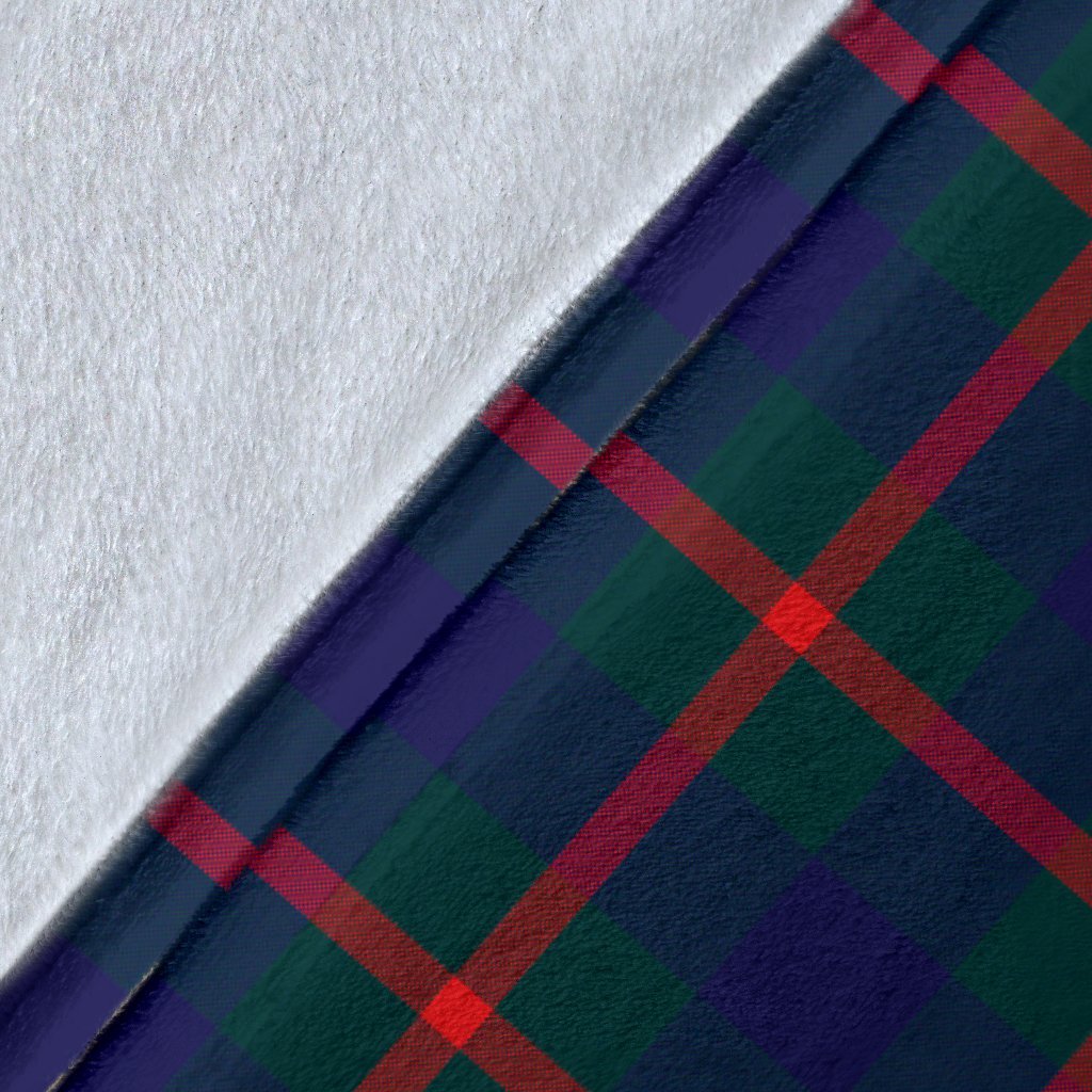 Agnew Family Tartan Crest Blanket