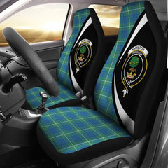 Hamilton Hunting Ancient Family Tartan Crest Car Seat Cover