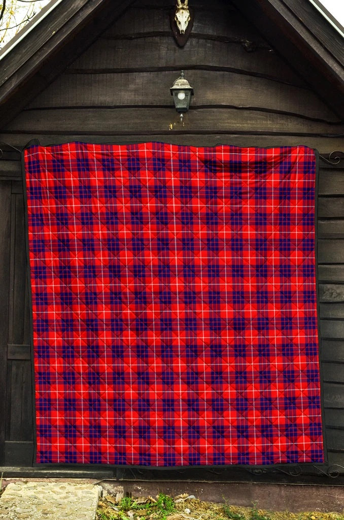 Hamilton Ancient Family Modern Tartan Quilt