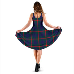 Agnew Family Modern Tartan Midi Dress