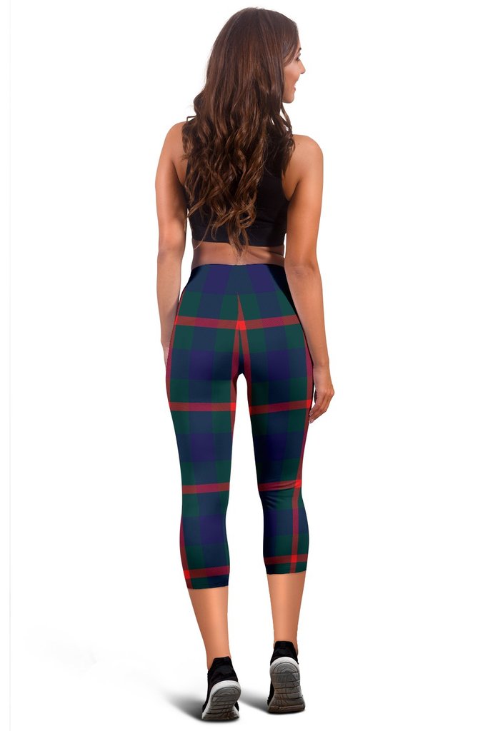 Agnew Family Modern Tartan Capris Leggings