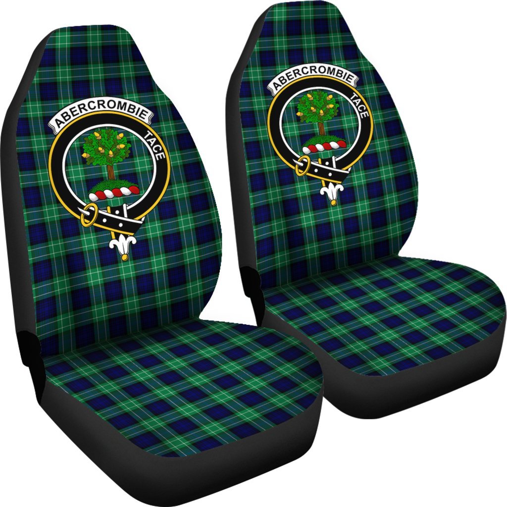 Abercrombie Family Tartan Crest Car Seat Cover