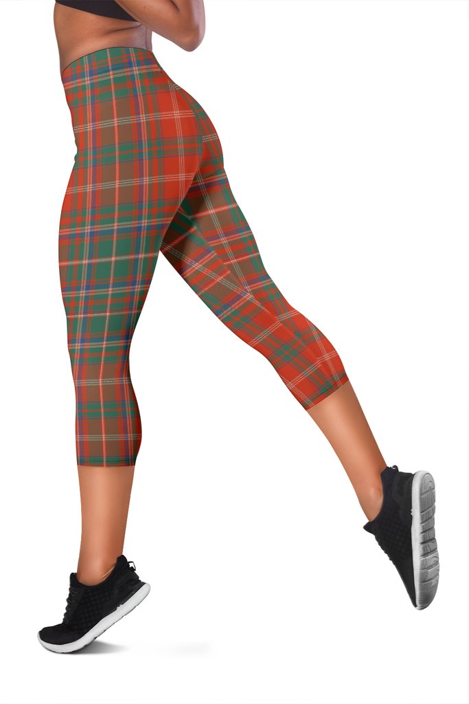 MacDougall Family Ancient Tartan Capris Leggings