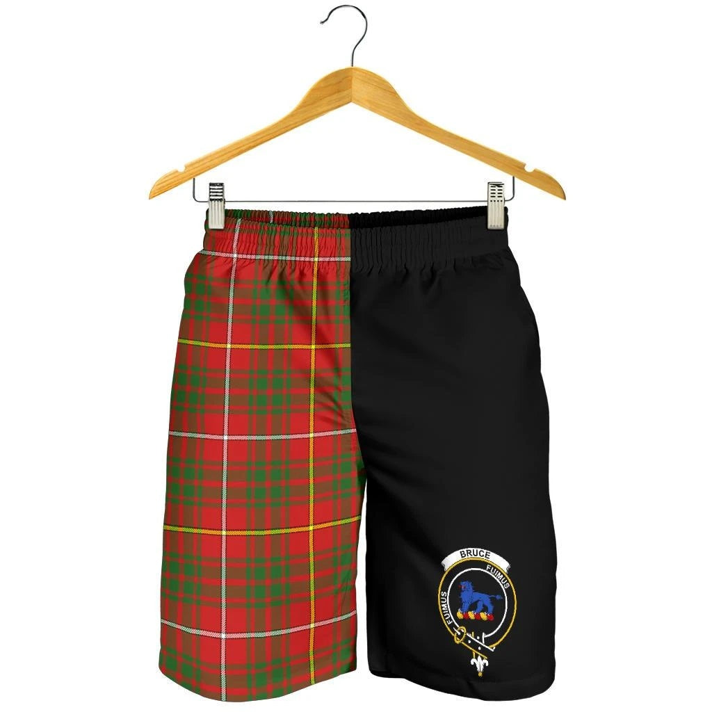 Bruce Family Modern Tartan Crest Men's Short