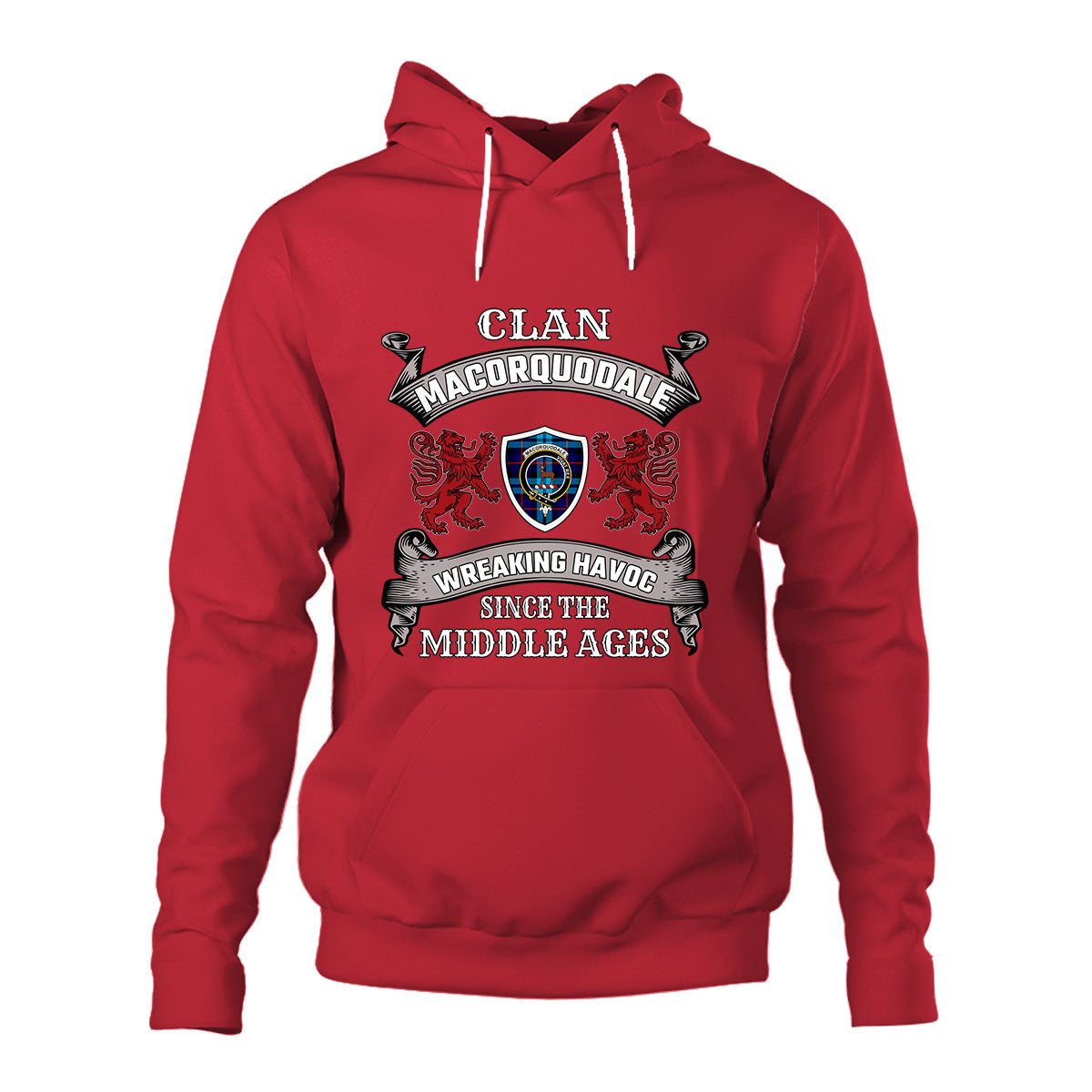 McCorquodale Family Tartan - 2D Unisex Hoodie