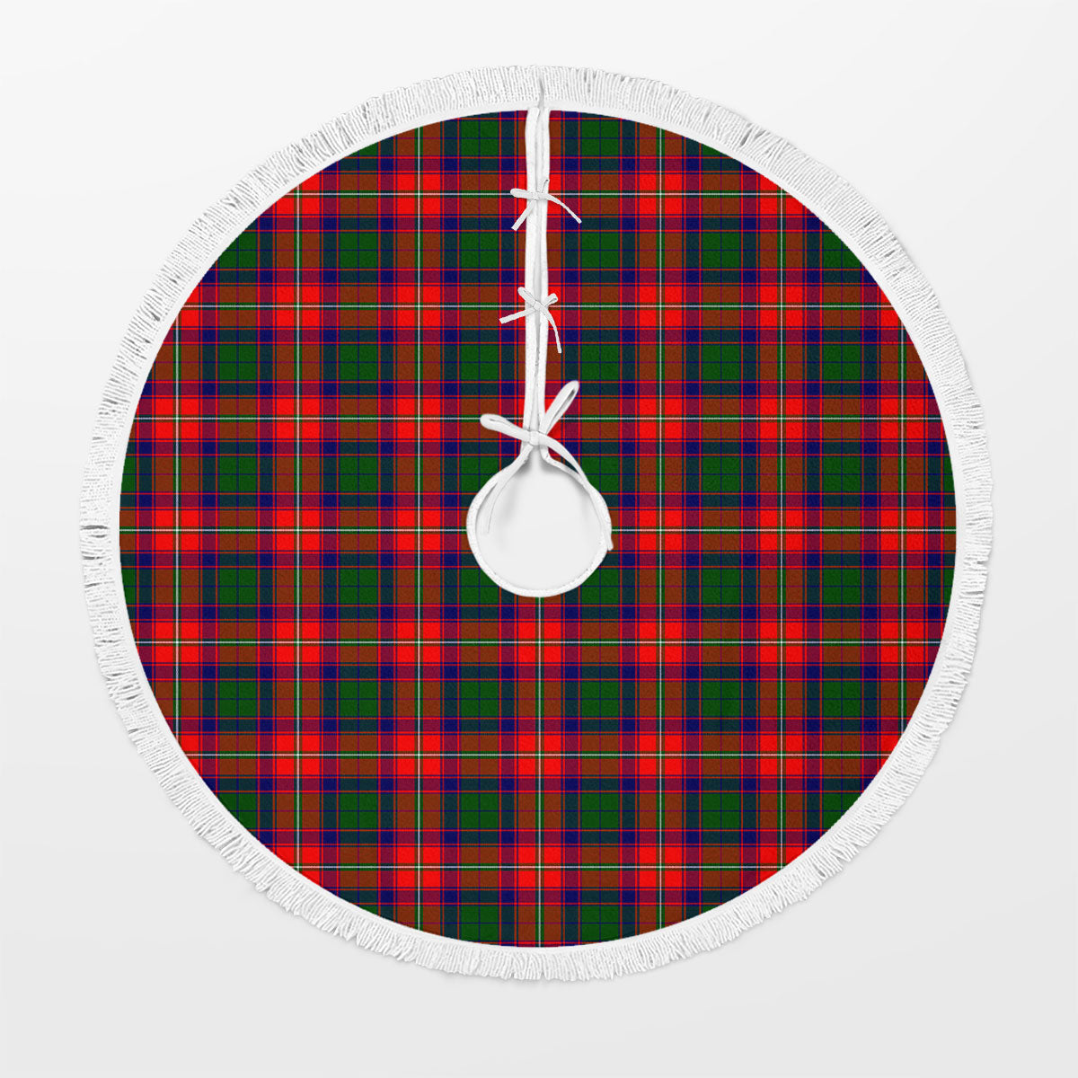 Charteris (Earl of Wemyss) Tartan Christmas Tree Skirt