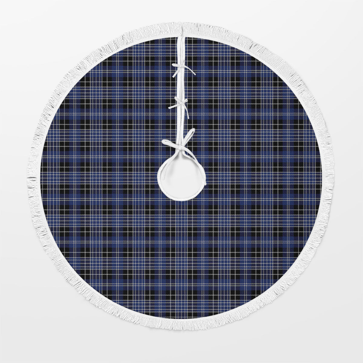 Clark Modern Tartan Christmas Tree Skirt