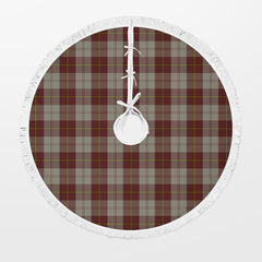 Cunningham Burgundy Dancers Tartan Christmas Tree Skirt