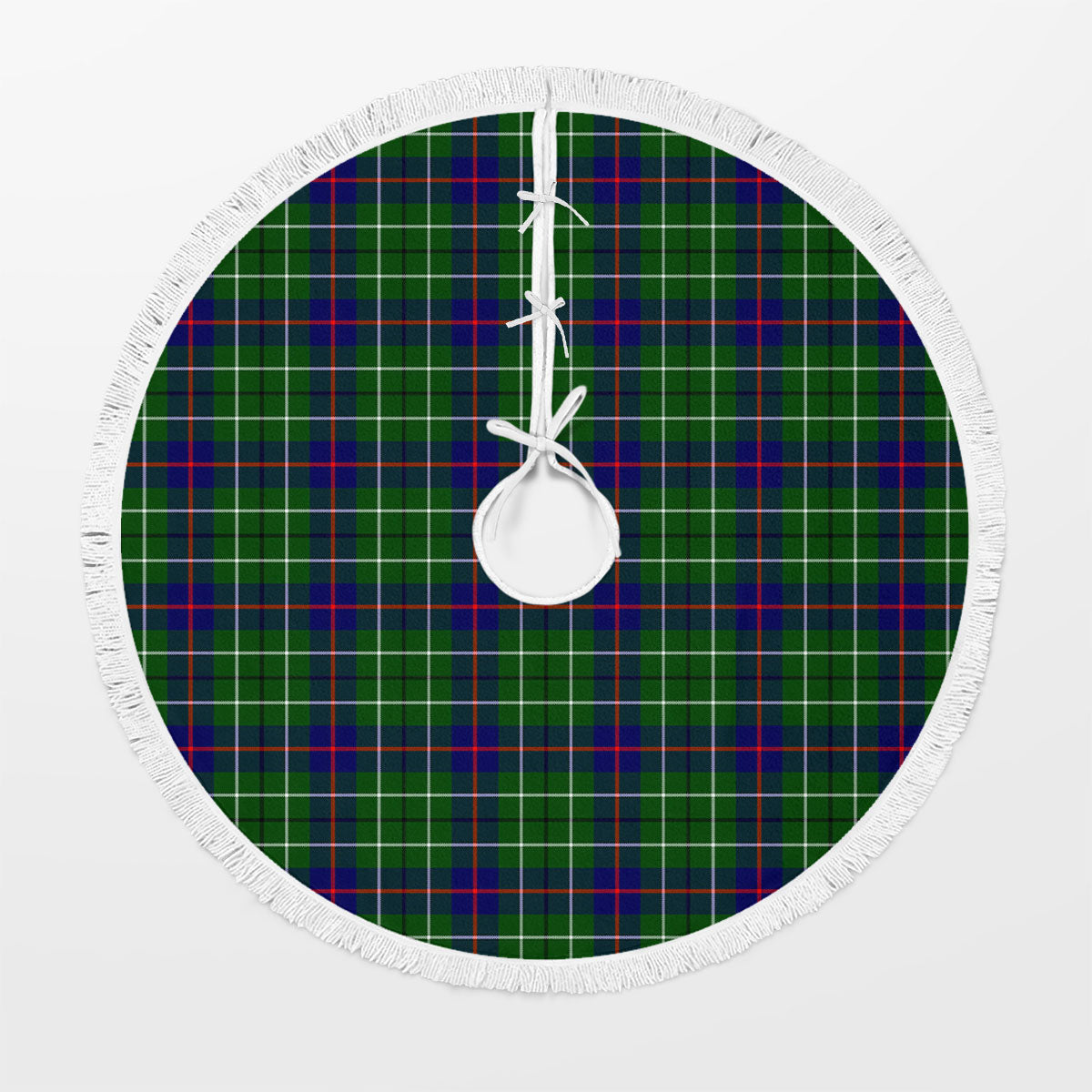 Duncan Modern Tartan Christmas Tree Skirt