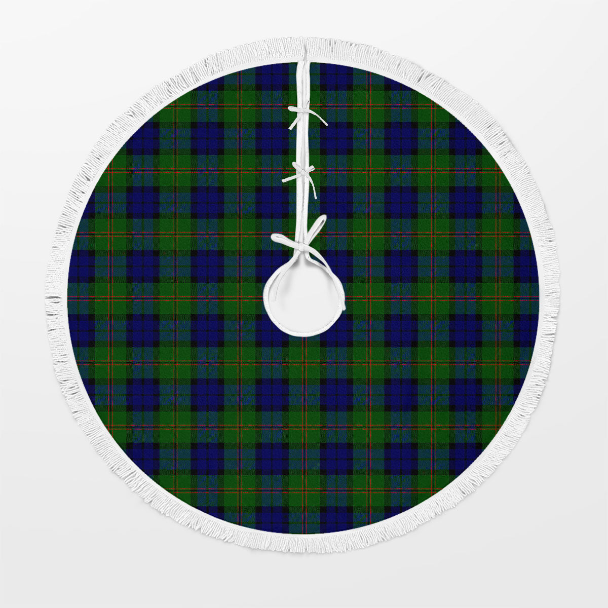 Dundas Modern Tartan Christmas Tree Skirt