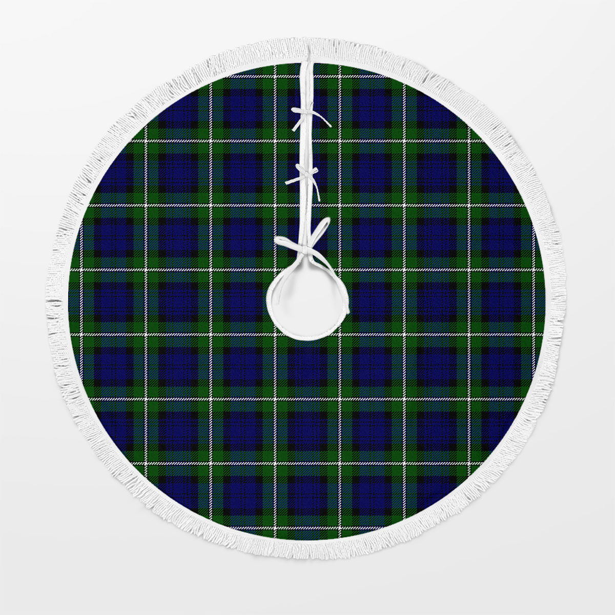 Forbes Modern Tartan Christmas Tree Skirt